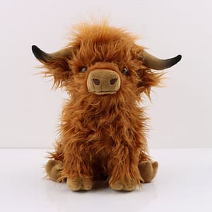 Scottish miniature cow toy